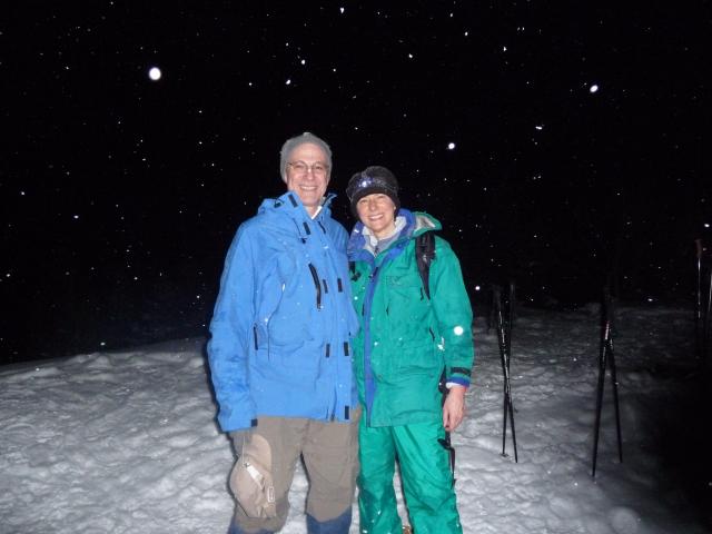 Cathy and Bob New Year's on Mount Jo